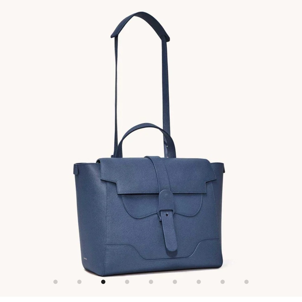 Like New Senreve Marine Blue Maestra (Minimalist Design & Structured Shape) - Picture 2 of 13